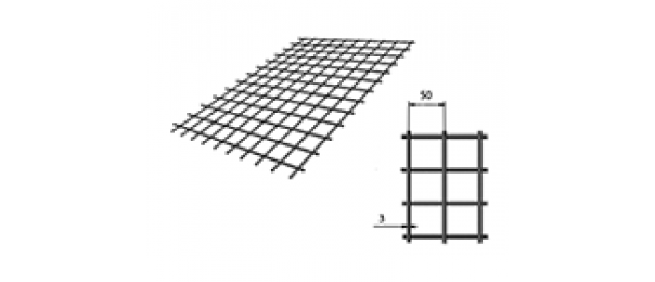 Сетка сварная (дорожная) 50х50х3мм 1х2м купить с доставкой в Протвино